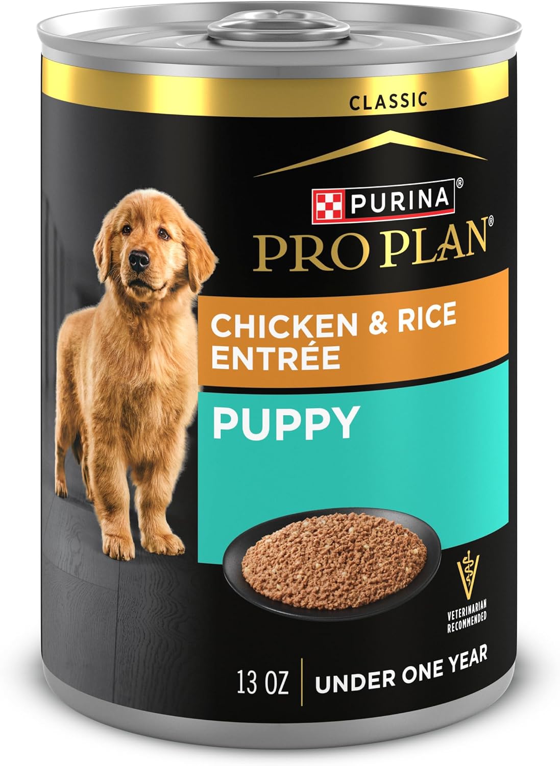 Purina Pro Plan Puppy Chicken & Rice · 12 cans