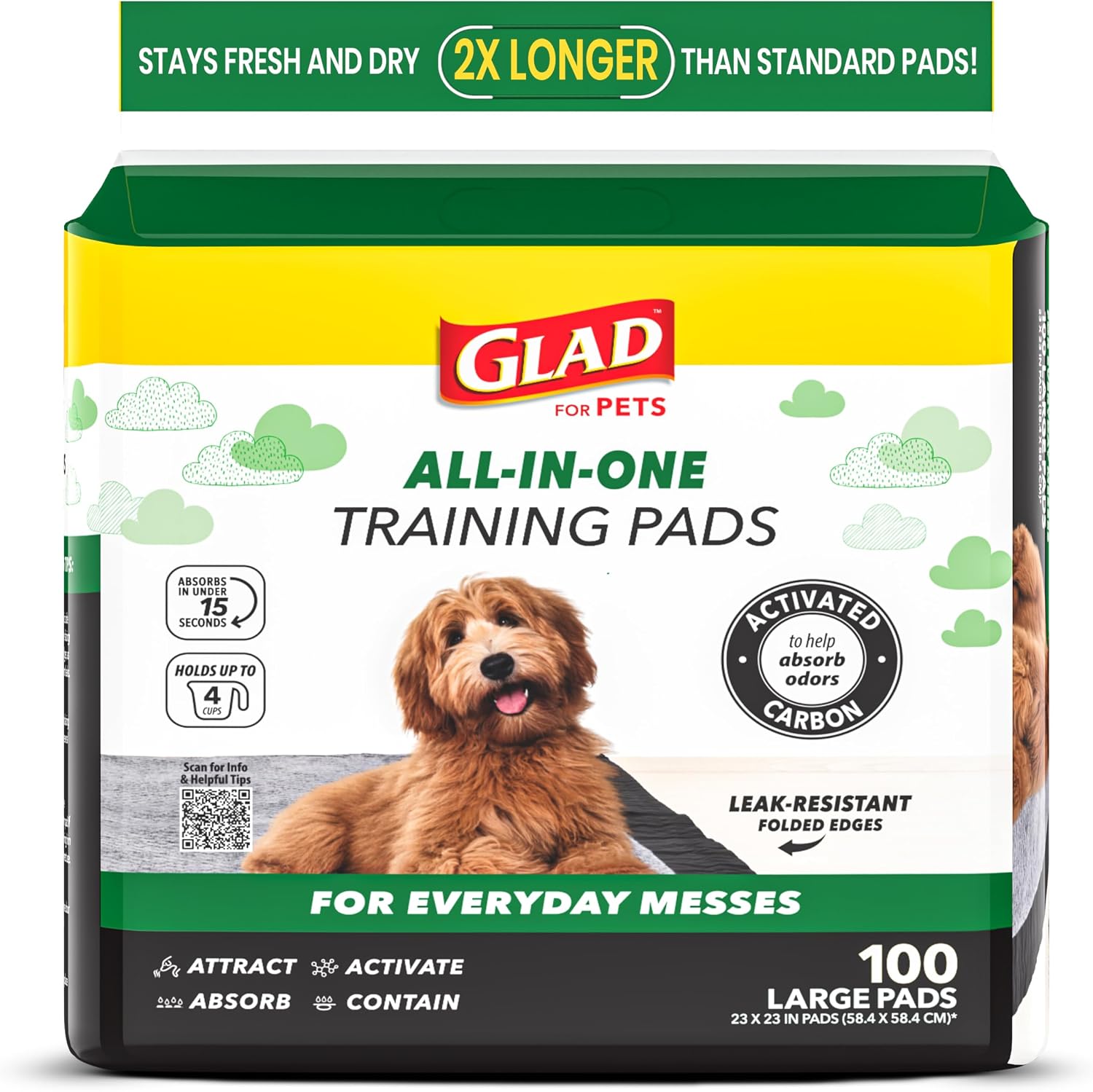 Glad for Pets Activated Carbon Pads · 100 count